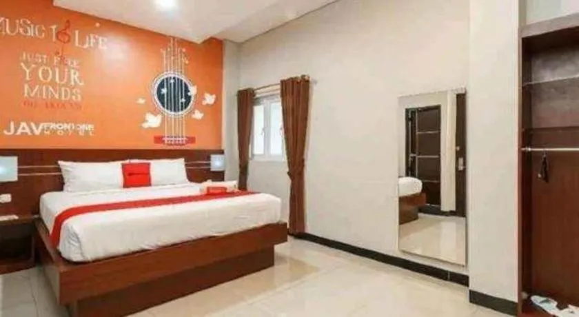 Bed in Hotel JAV Front One