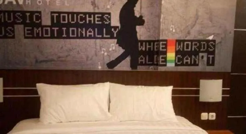 Bed in Hotel JAV Front One