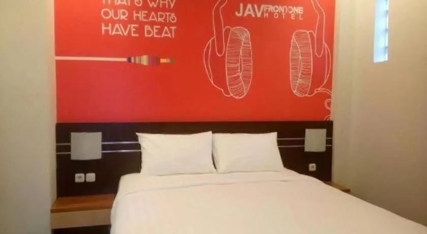 Bed in Hotel JAV Front One