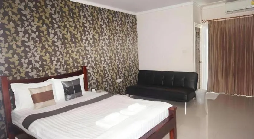 Bed in The Park Nangrong Resort