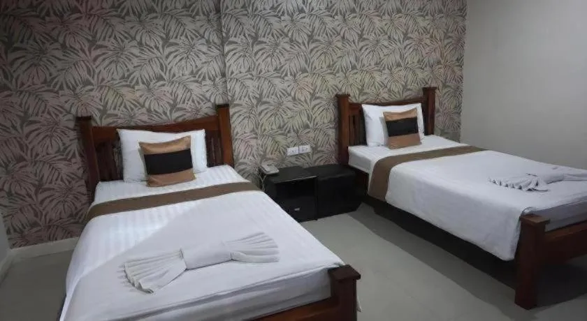 Bed in The Park Nangrong Resort