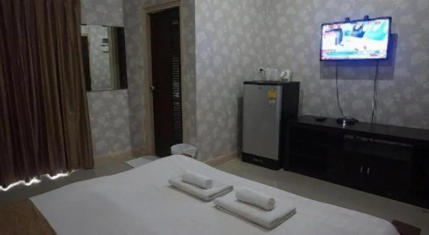 Bed in The Park Nangrong Resort