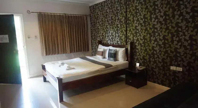 Bed in The Park Nangrong Resort Bed in The Park Nangrong Resort