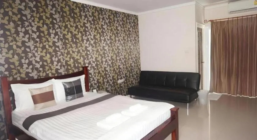 Bed in The Park Nangrong Resort