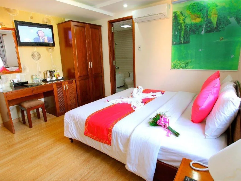 Bed in Begonia Nha Trang Hotel