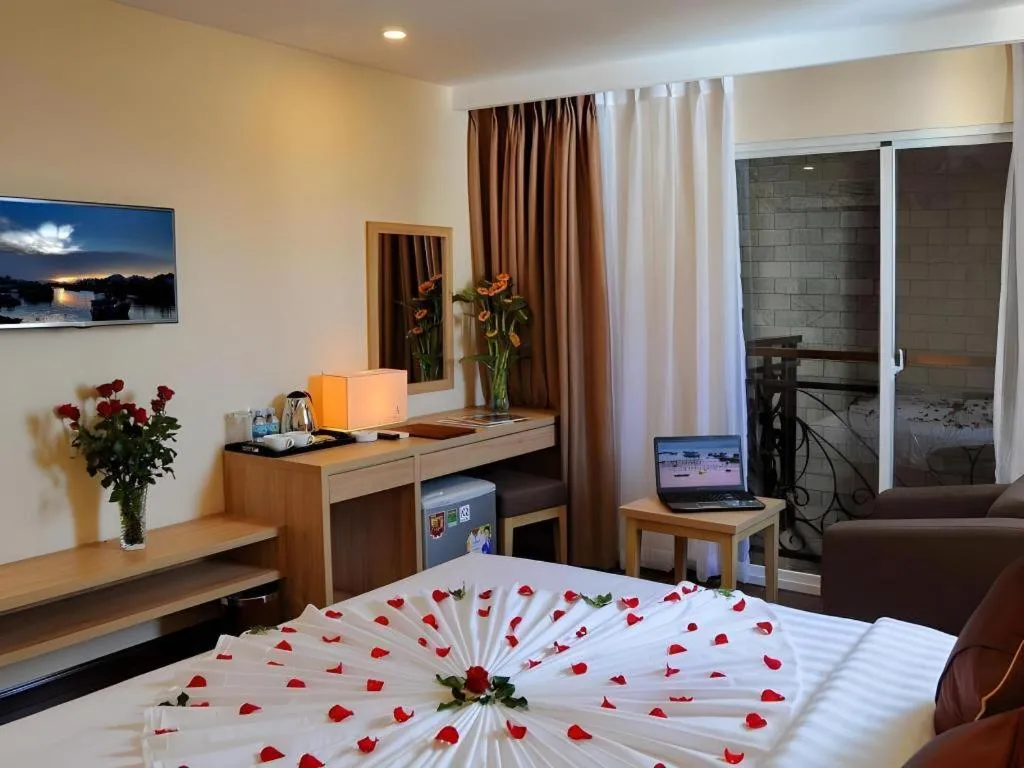 Bed in Begonia Nha Trang Hotel