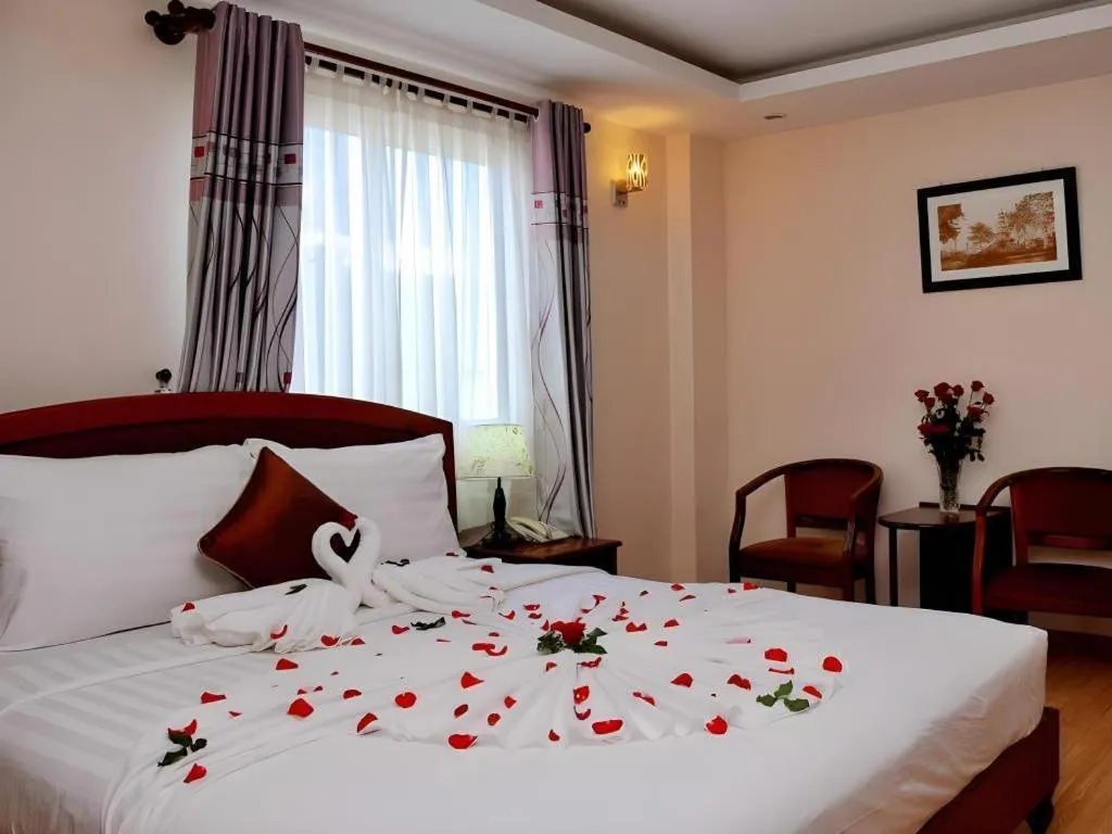 Bed in Begonia Nha Trang Hotel