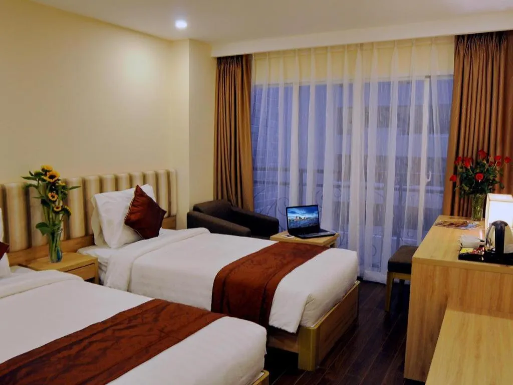 Bed in Begonia Nha Trang Hotel