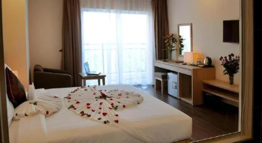 Bed in Begonia Nha Trang Hotel Bed in Begonia Nha Trang Hotel