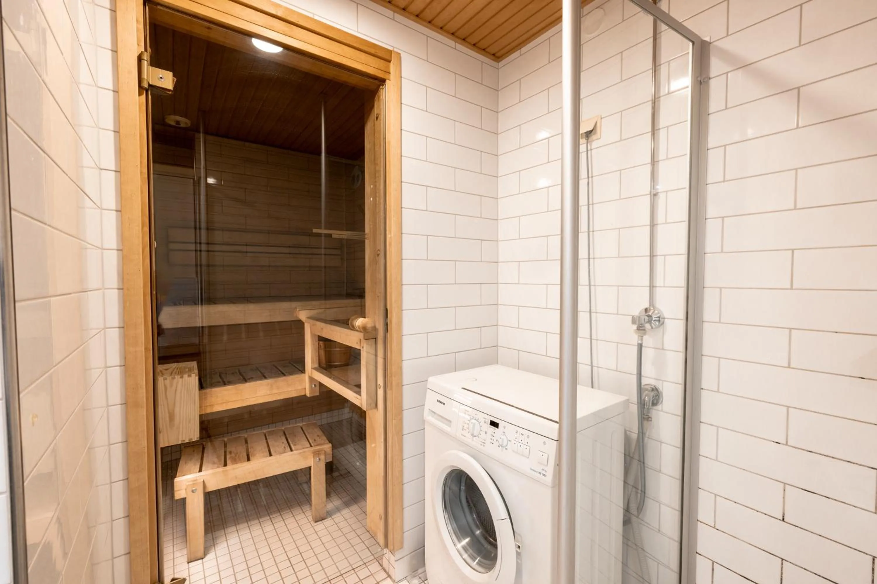 Shower in 2ndhomes Kamppi Center Apartment with Balcony & Sauna