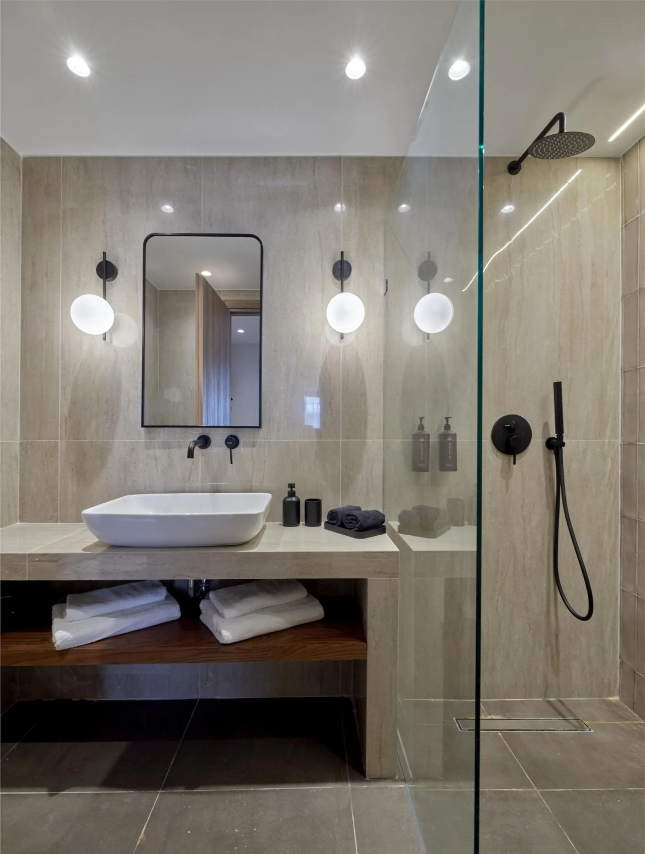 Bathroom in Haya Athens Loftie Suites