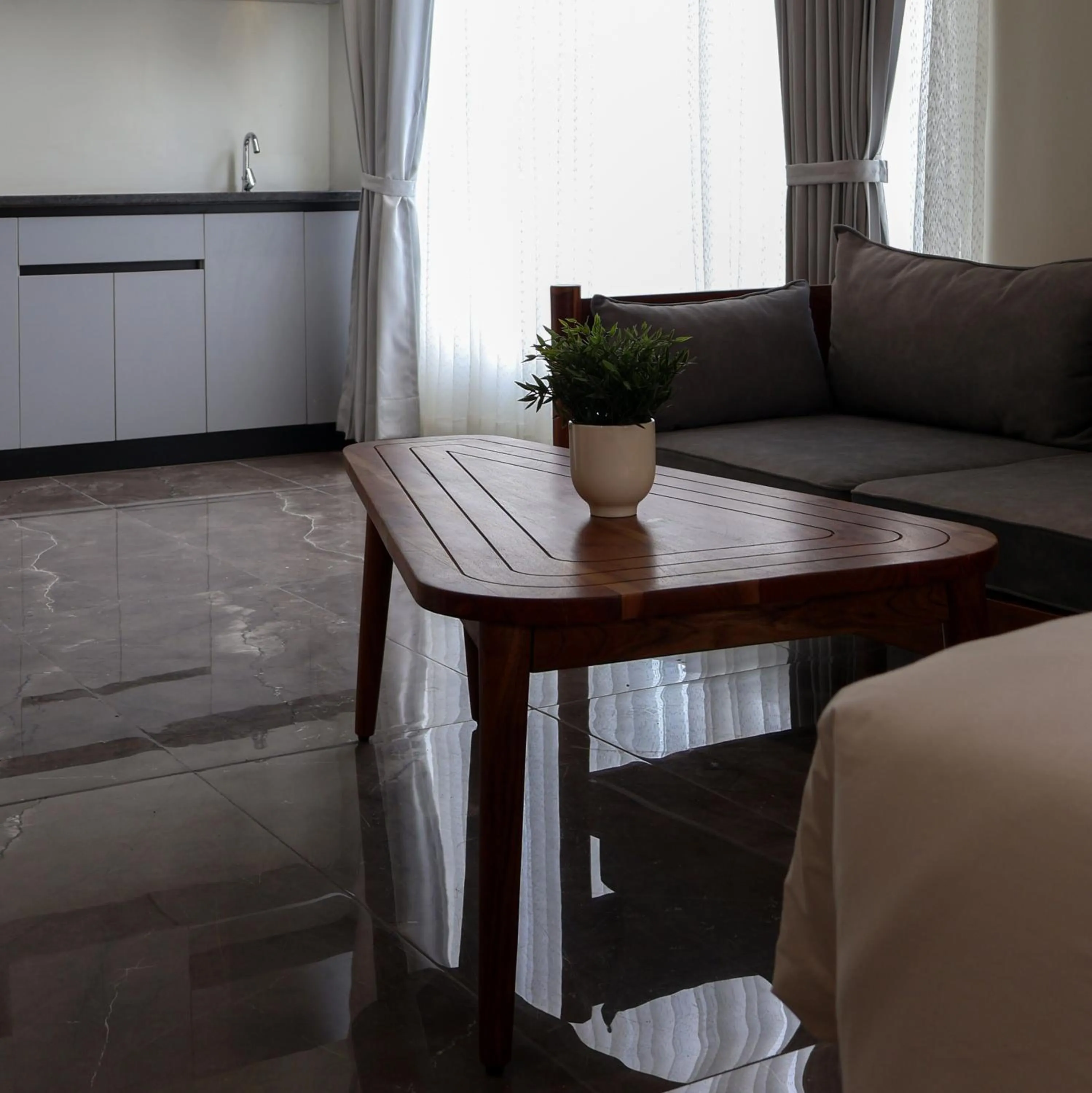 Seating area in Akoya Business Hotel Hyderabad Airpot