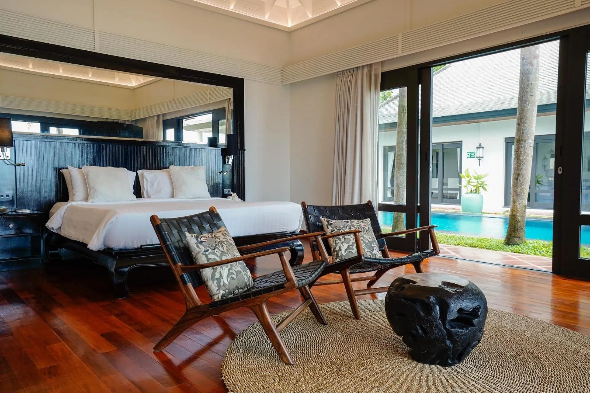 Bedroom in Miskawaan Beachfront Villas
