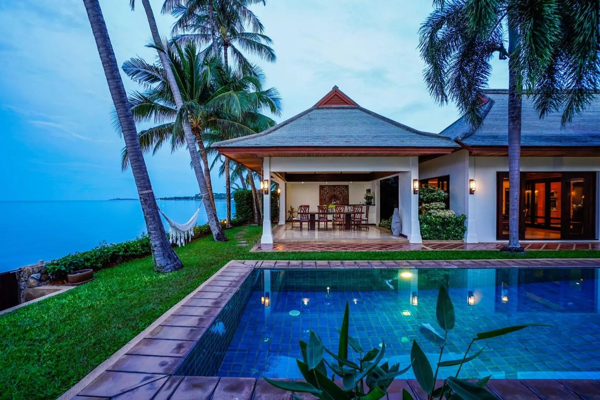 Sea view in Miskawaan Beachfront Villas