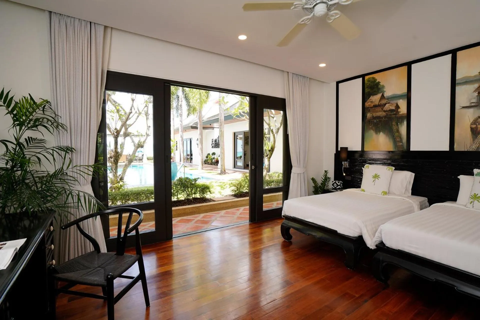 Bedroom, Bed in Miskawaan Beachfront Villas