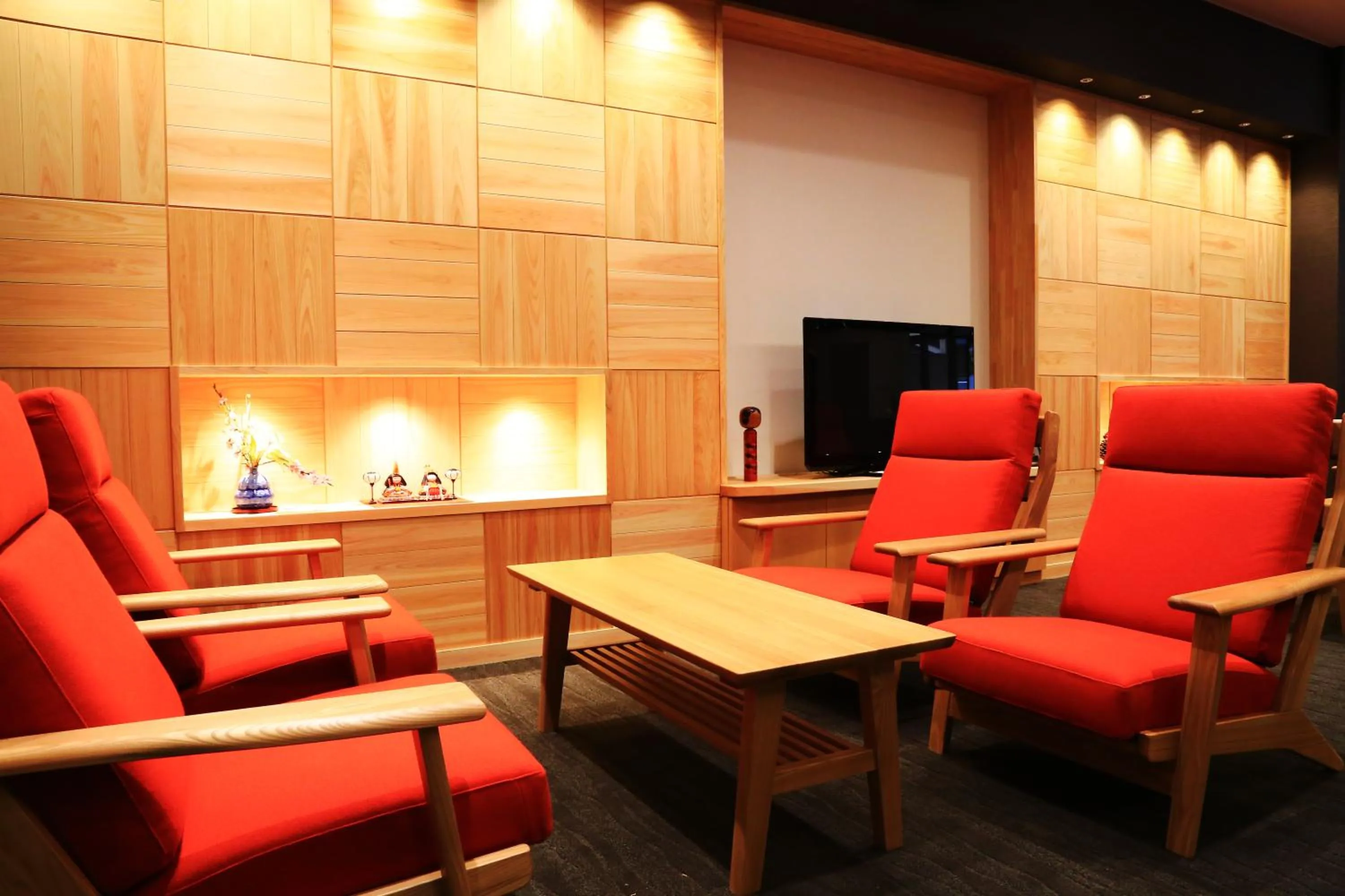 Communal lounge/ TV room in Iruka Onsen Hotel Seiryuusou