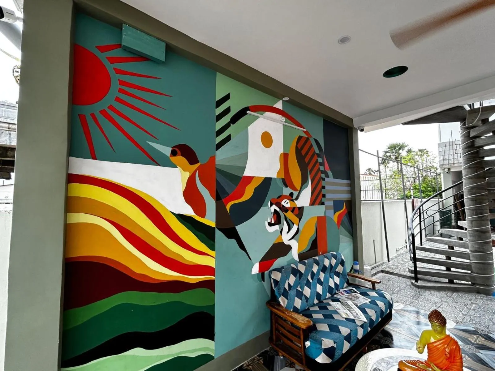 Decorative detail in Le'SAP Beach resort
