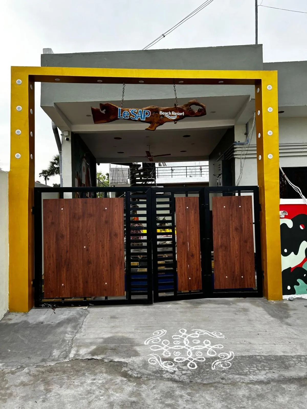 Facade/entrance in Le'SAP Beach resort