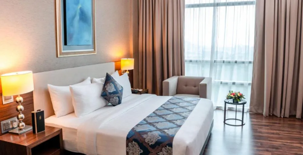 Bed in The Light Hotel Penang