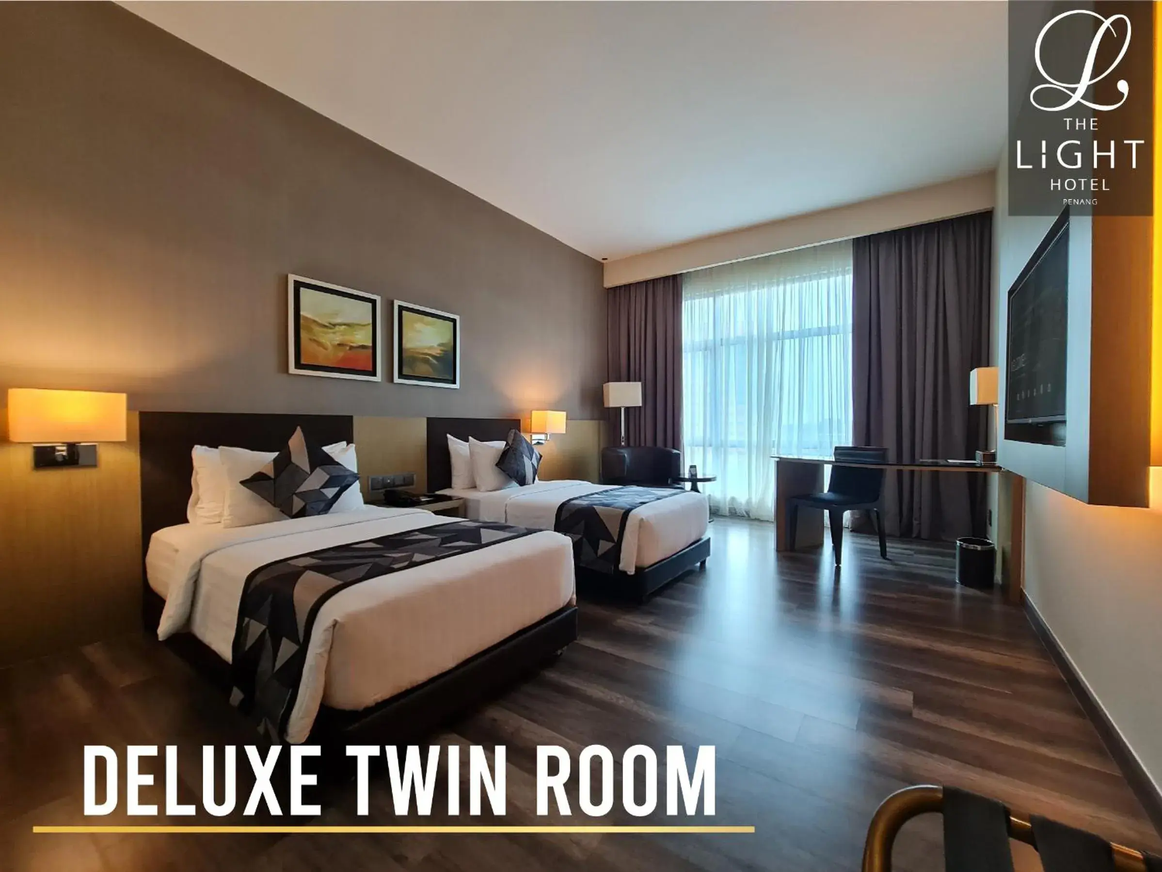 Bed in The Light Hotel Penang Bed in The Light Hotel Penang