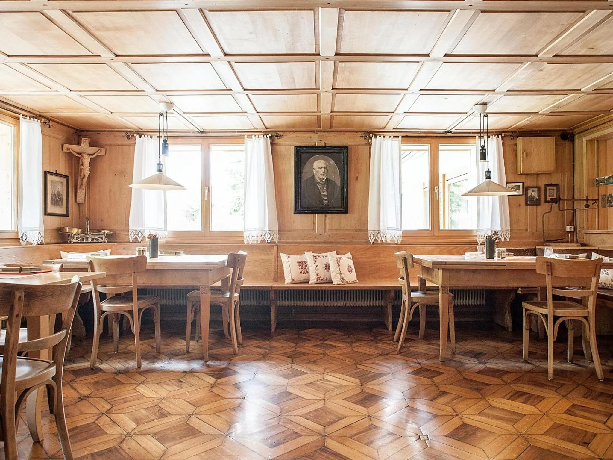 Restaurant/places to eat in Biohotel Schwanen