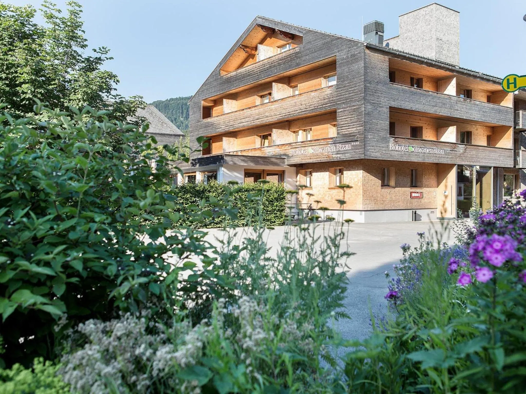 Property building in Biohotel Schwanen