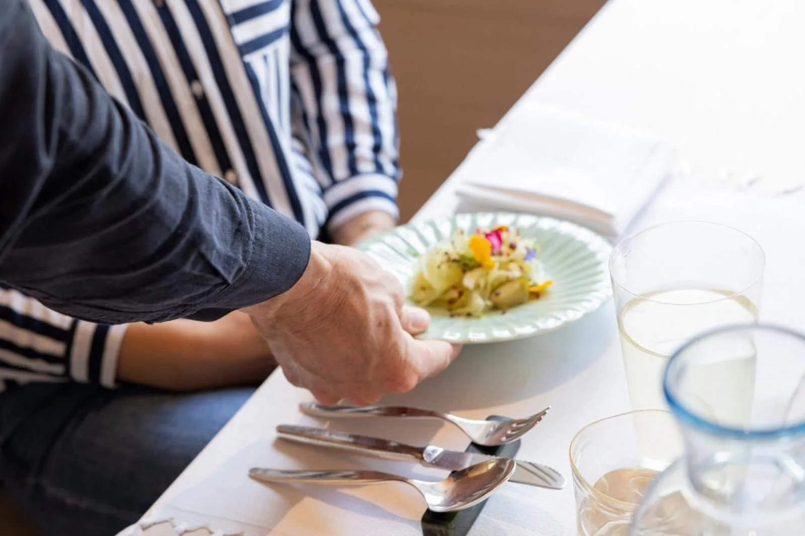 Restaurant/places to eat in Biohotel Schwanen