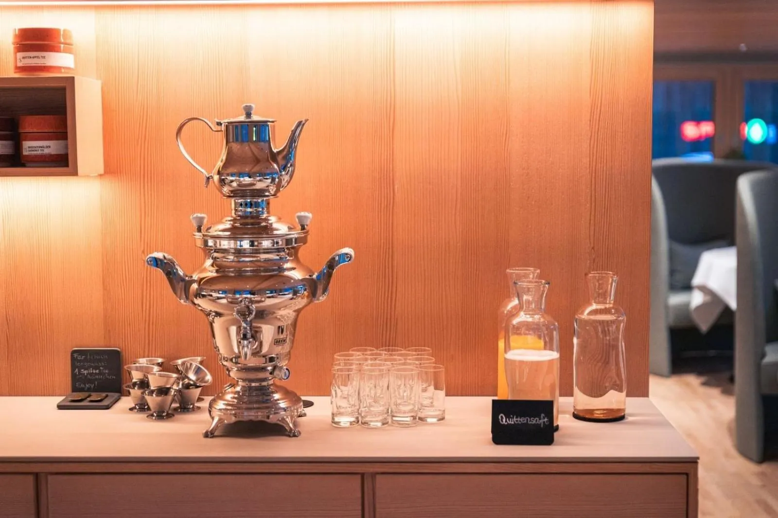 Restaurant/places to eat in Biohotel Schwanen