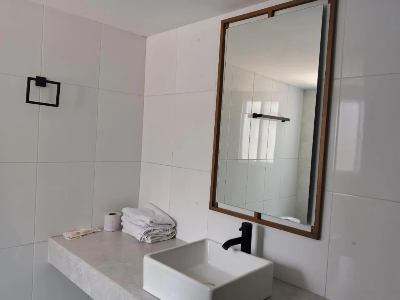 Bathroom in Unidades Privadas con AC-TV-WiFi y Estacionamiento en Centro de MTY