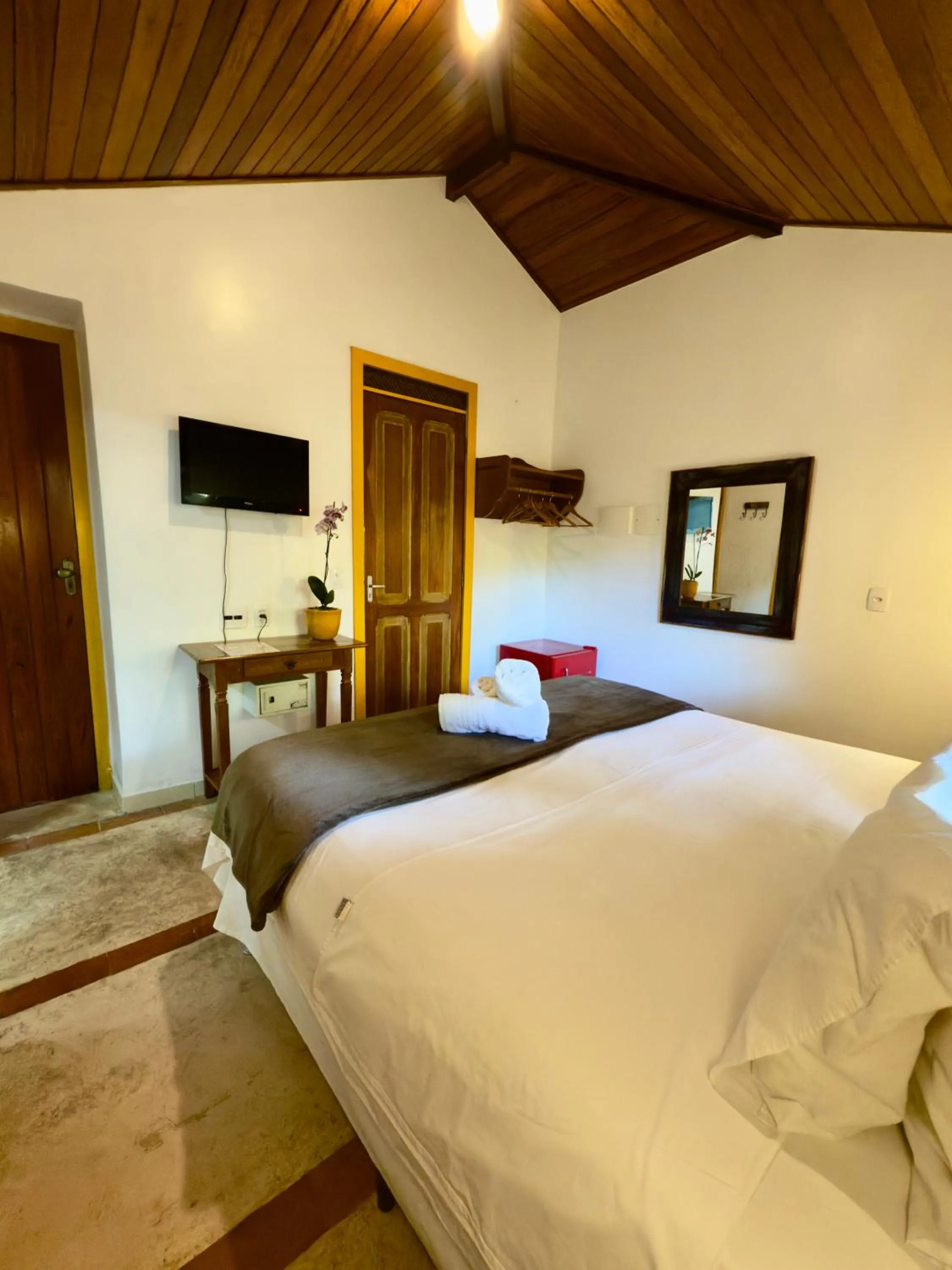 Bed in Pousada Janellas do Mar