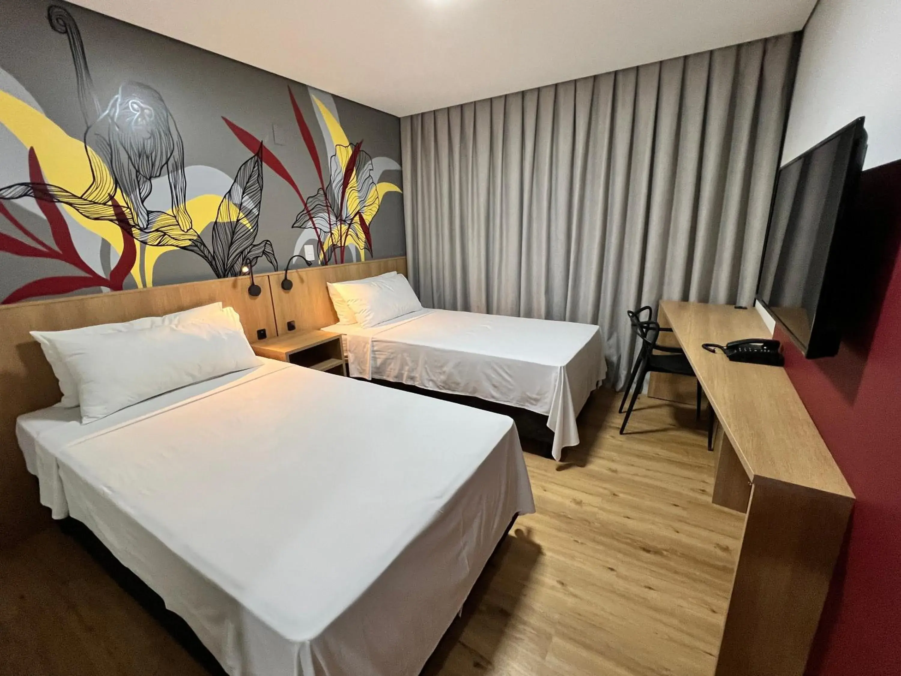 Bed in Ramada Encore Ponta Grossa Bed in Ramada Encore Ponta Grossa