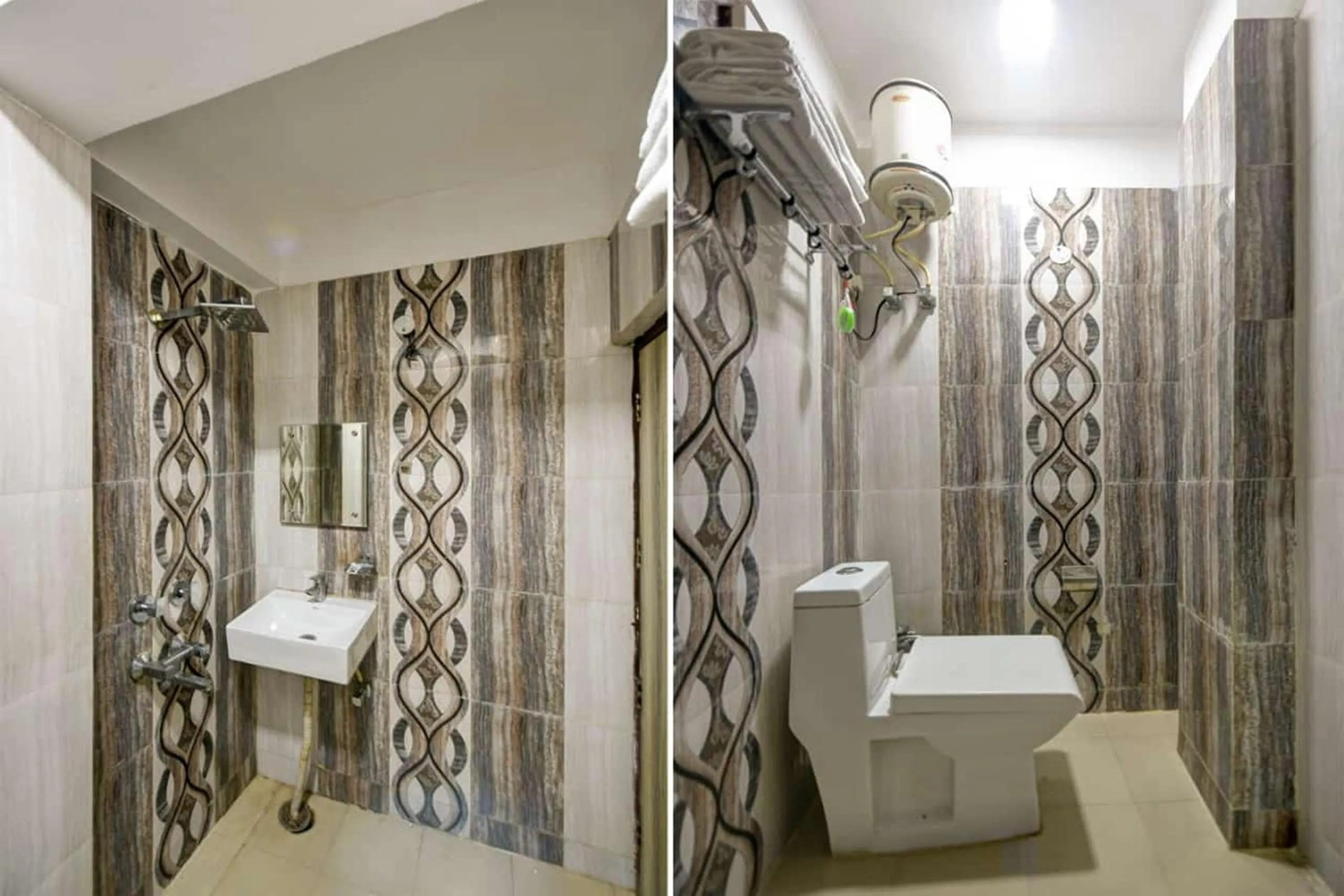 Shower in Hotel Lookout Stay Delhi IGI Airport