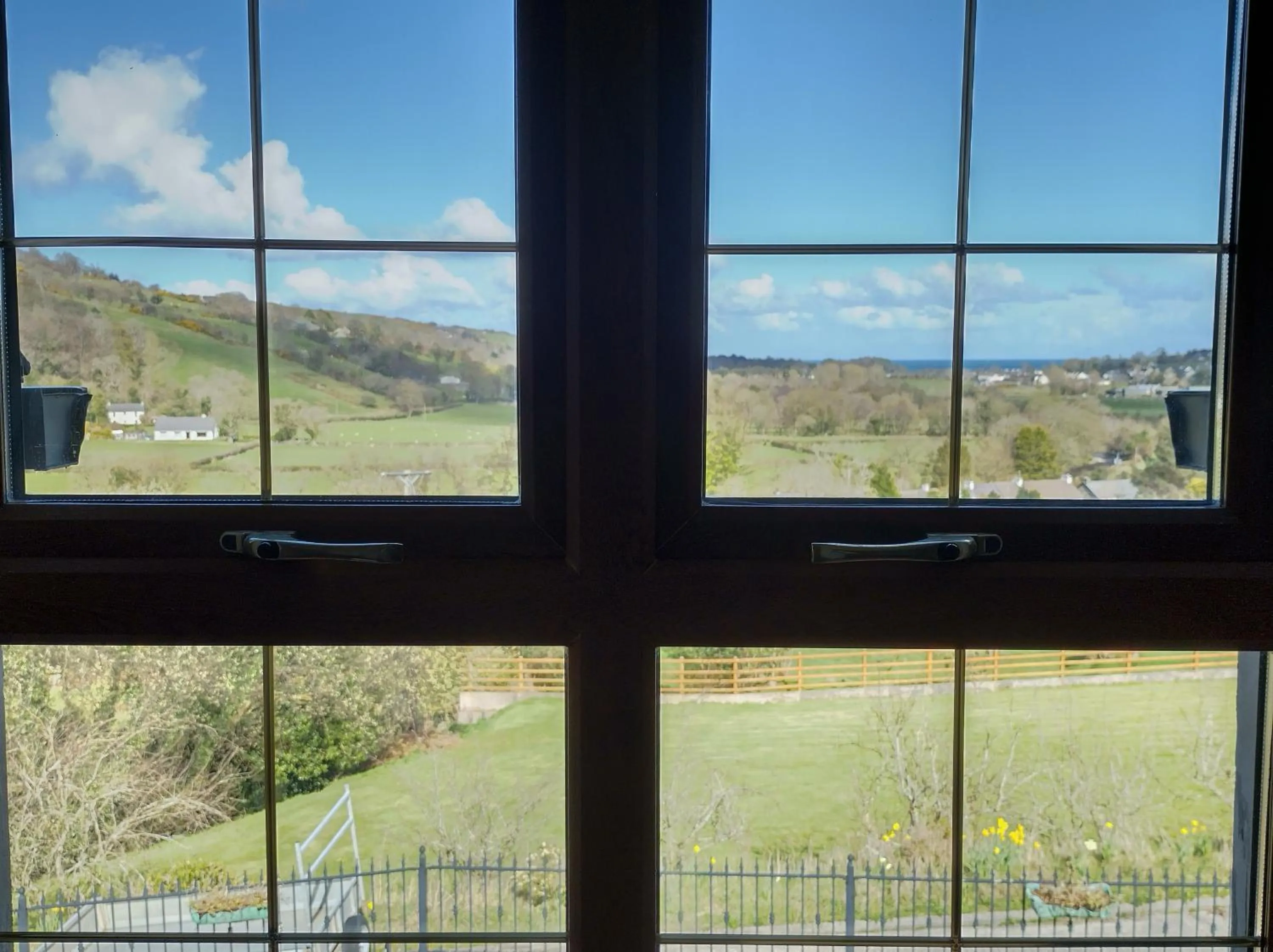 Garden view in Glenn Eireann House