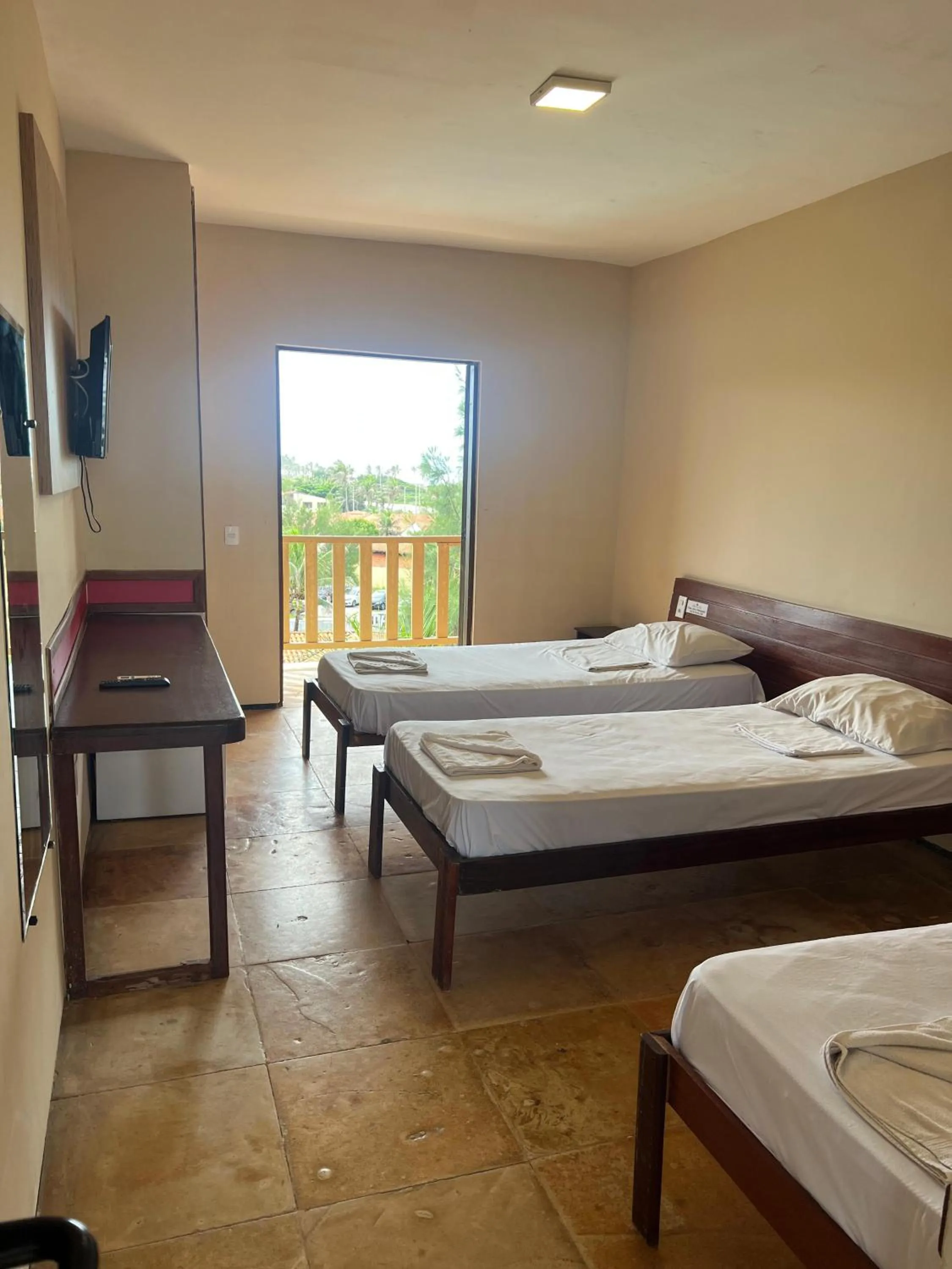 TV and multimedia, Bed in Porto Futuro Hotel