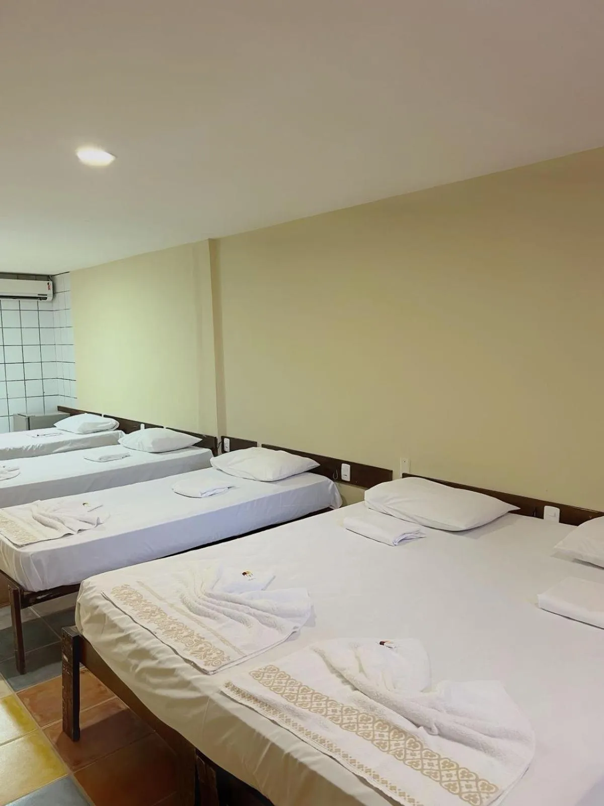 Bed in Porto Futuro Hotel