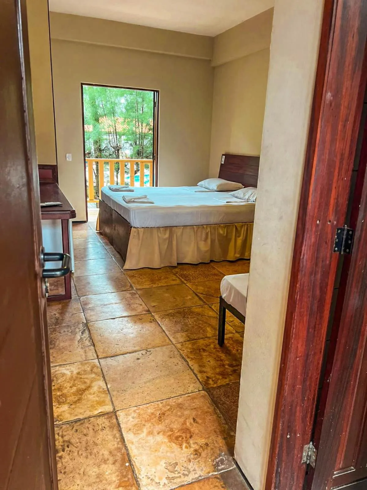 Bed in Porto Futuro Hotel