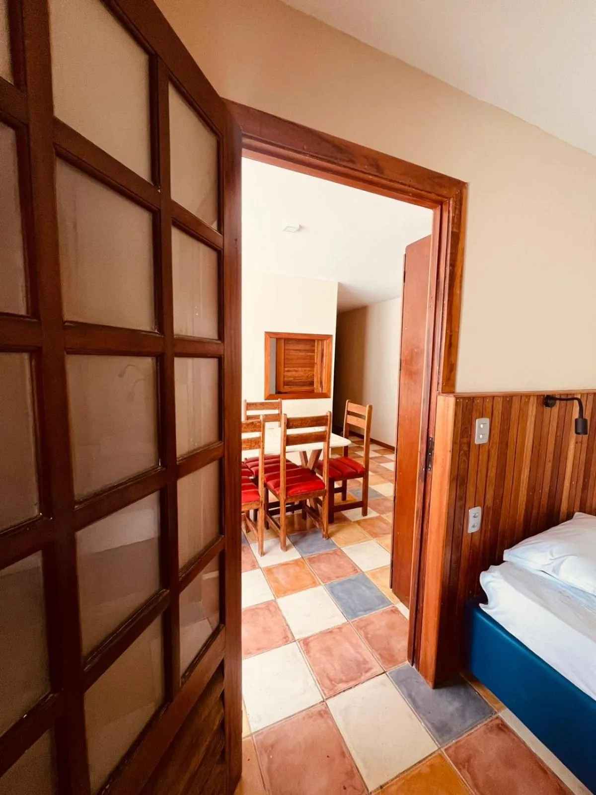 Bed in Porto Futuro Hotel