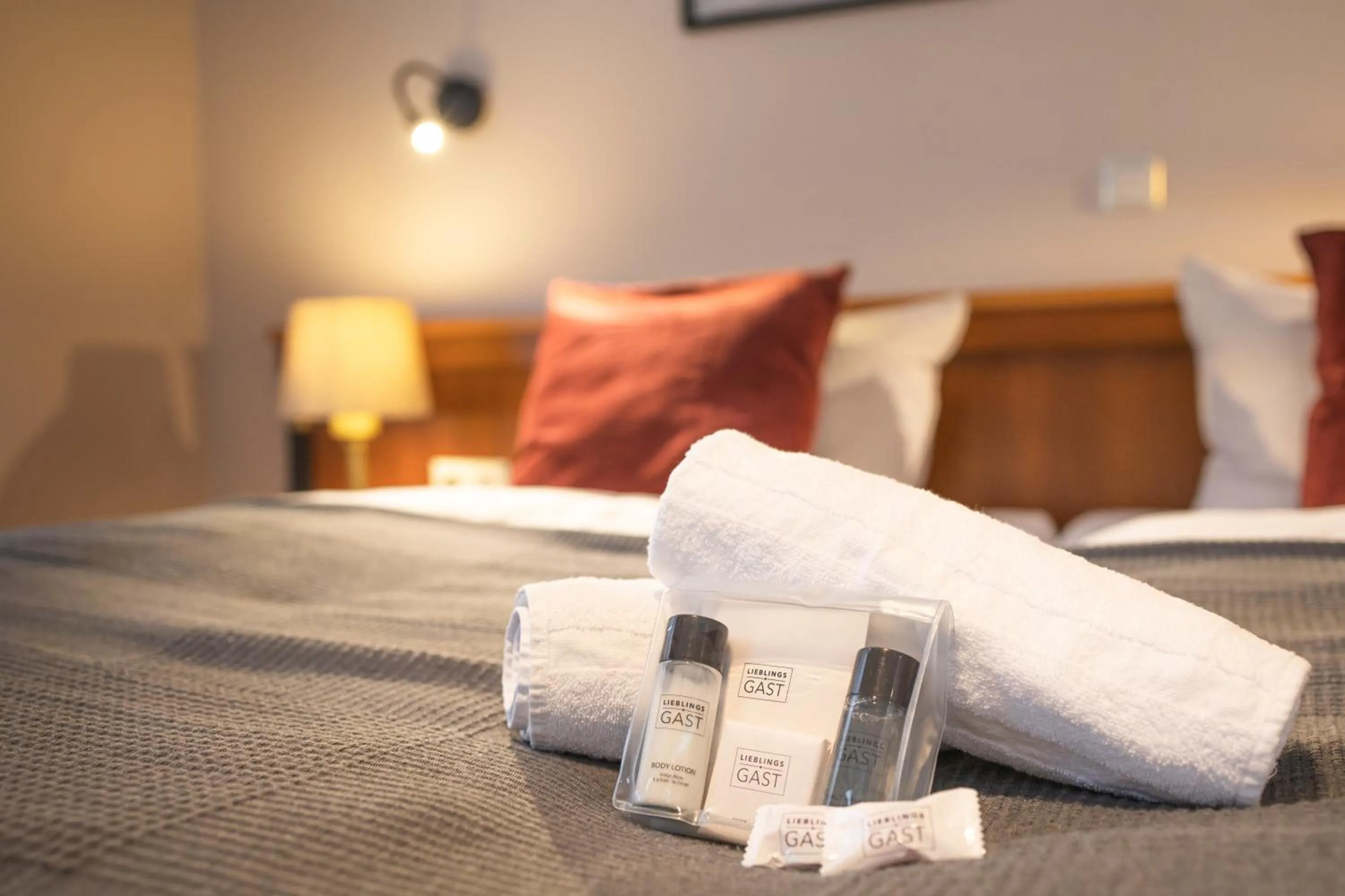 Photo of the whole room, Bed in Hotel Restaurant Am Park