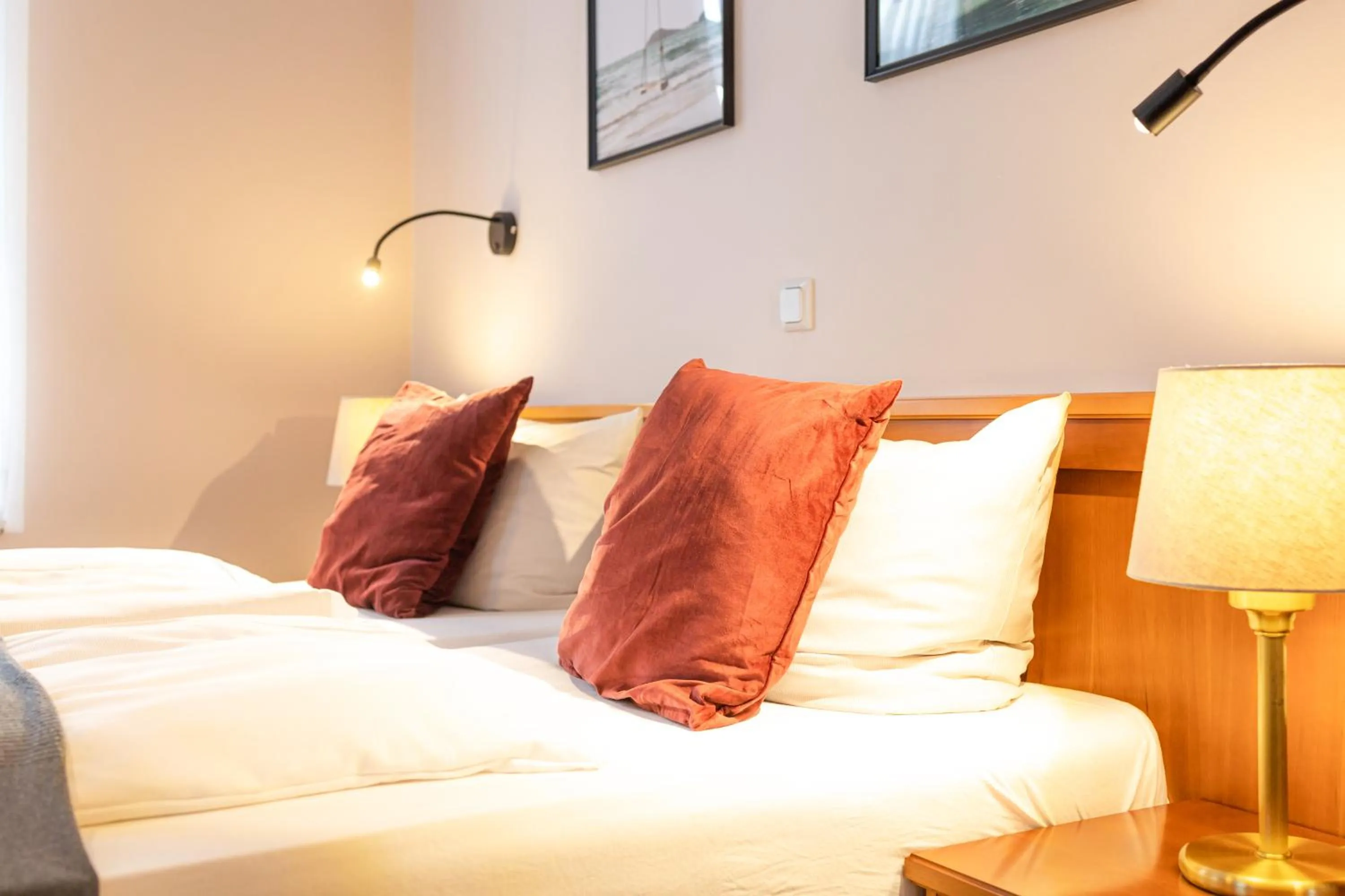 Photo of the whole room, Bed in Hotel Restaurant Am Park