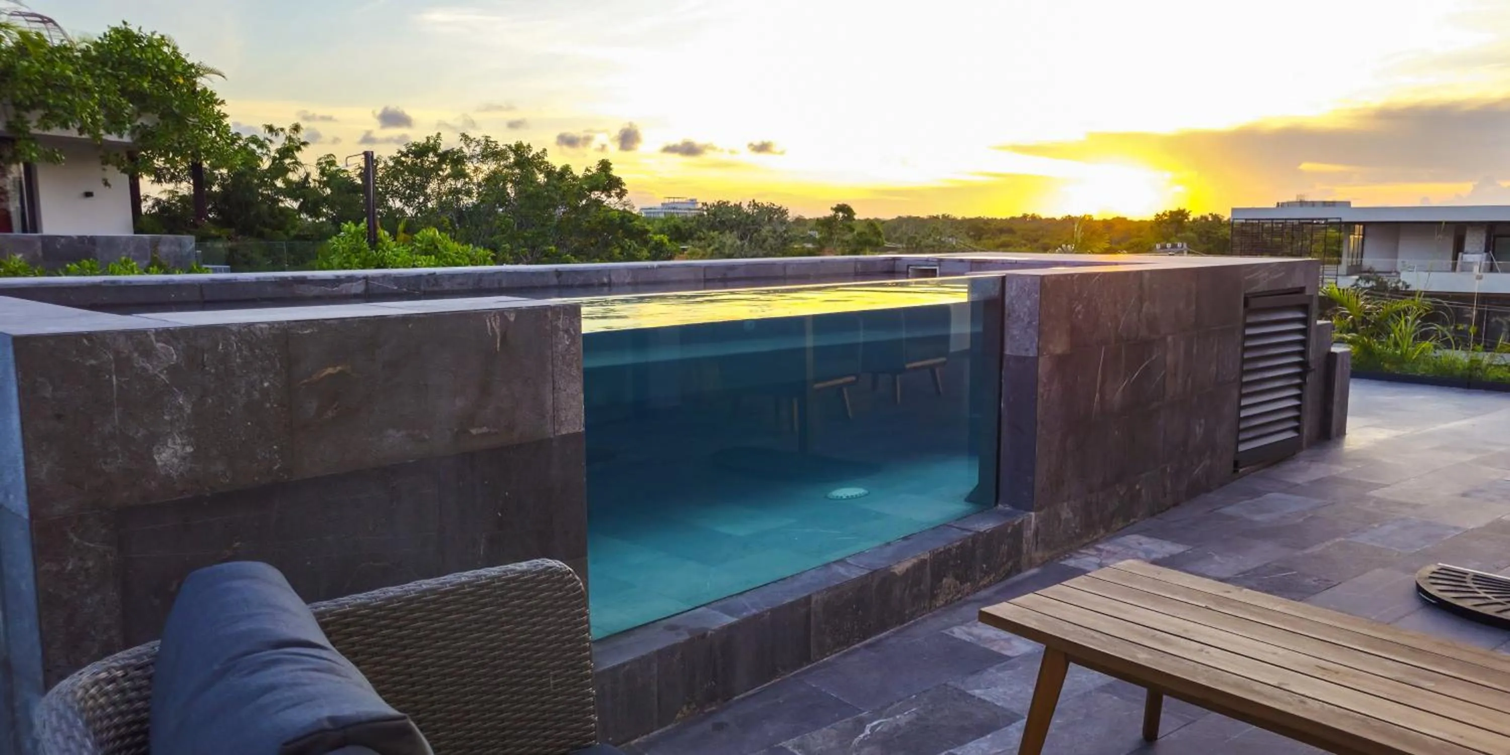 Balcony/Terrace in Luxury Apartment at Mistiq Temple I Tulum