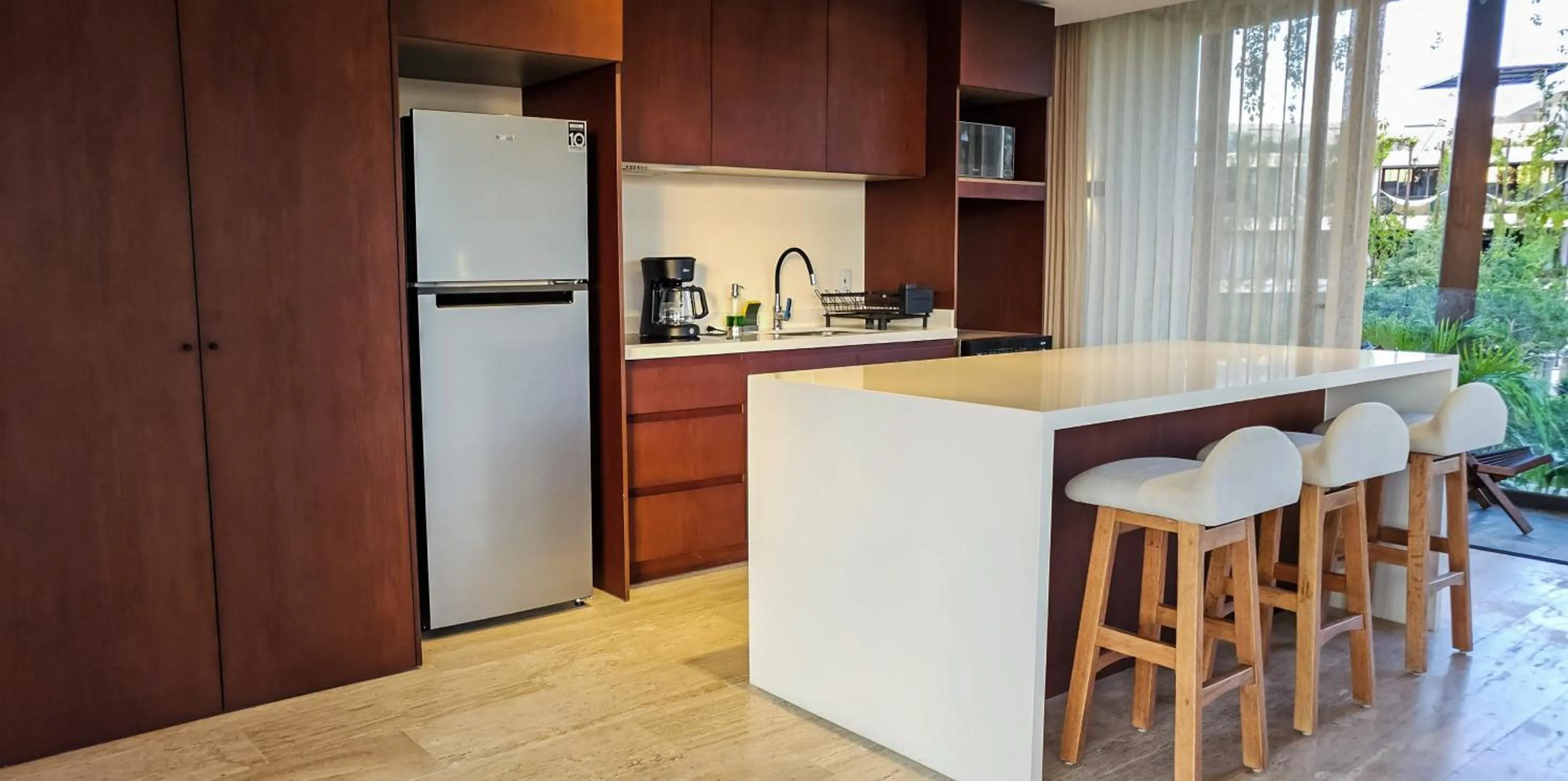 Kitchen or kitchenette in Luxury Apartment at Mistiq Temple I Tulum