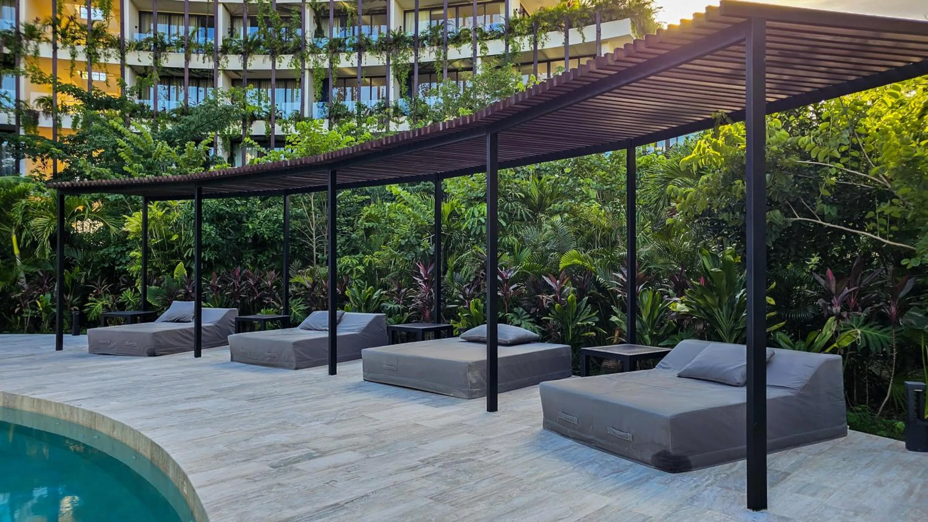 sunbed in Luxury Apartment at Mistiq Temple I Tulum