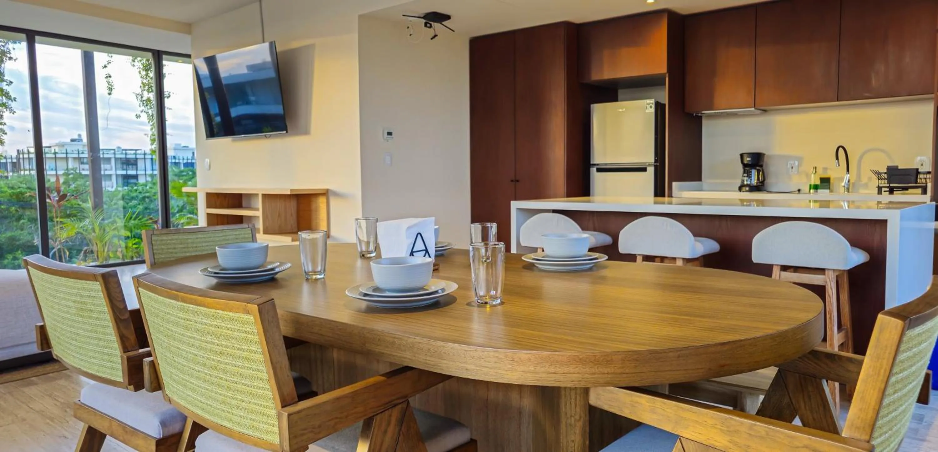 Kitchen or kitchenette in Luxury Apartment at Mistiq Temple I Tulum