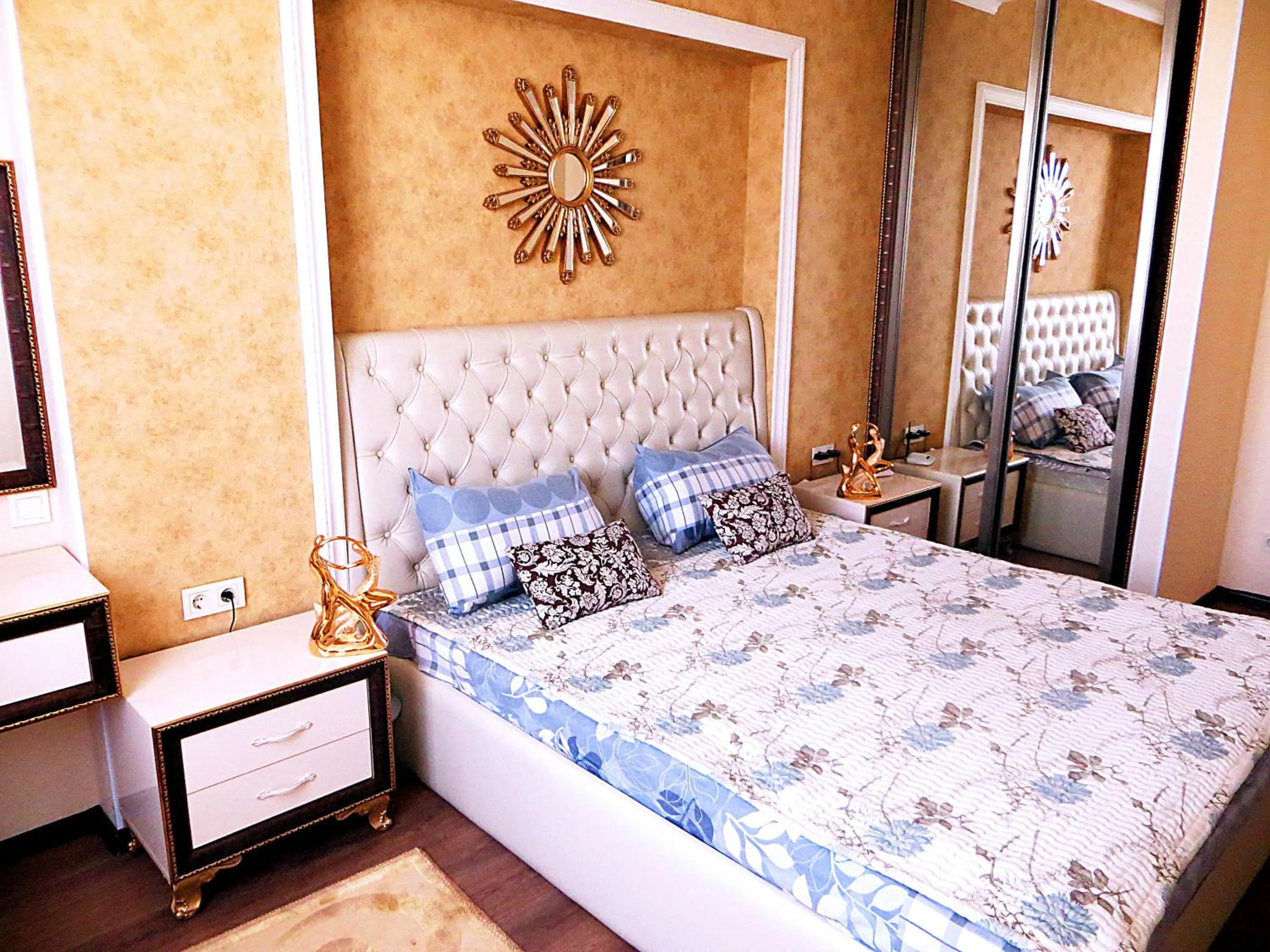 Bedroom, Bed in Bishkek House Apartament 2
