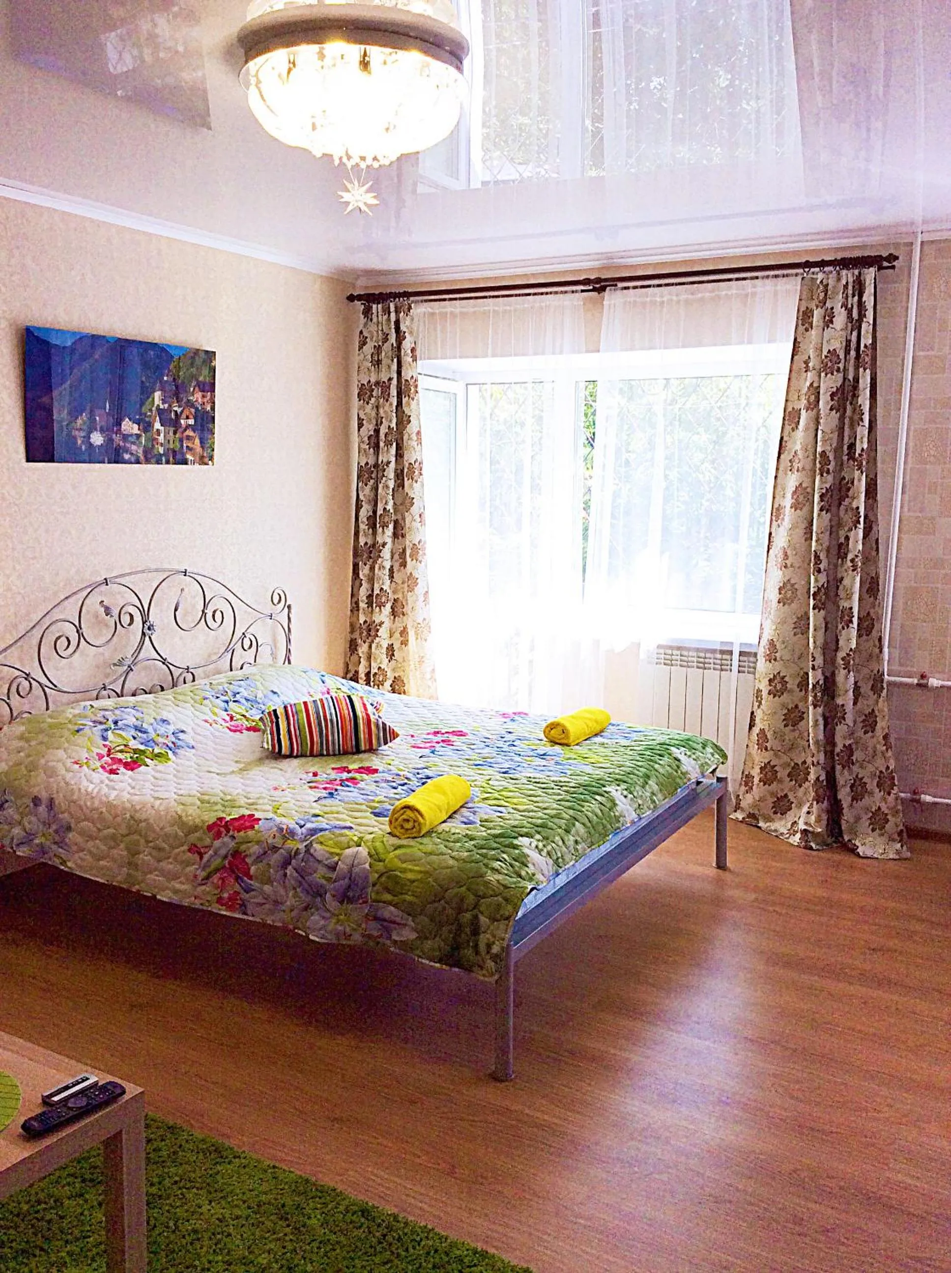 Living room, Bed in Bishkek House Apartament 2