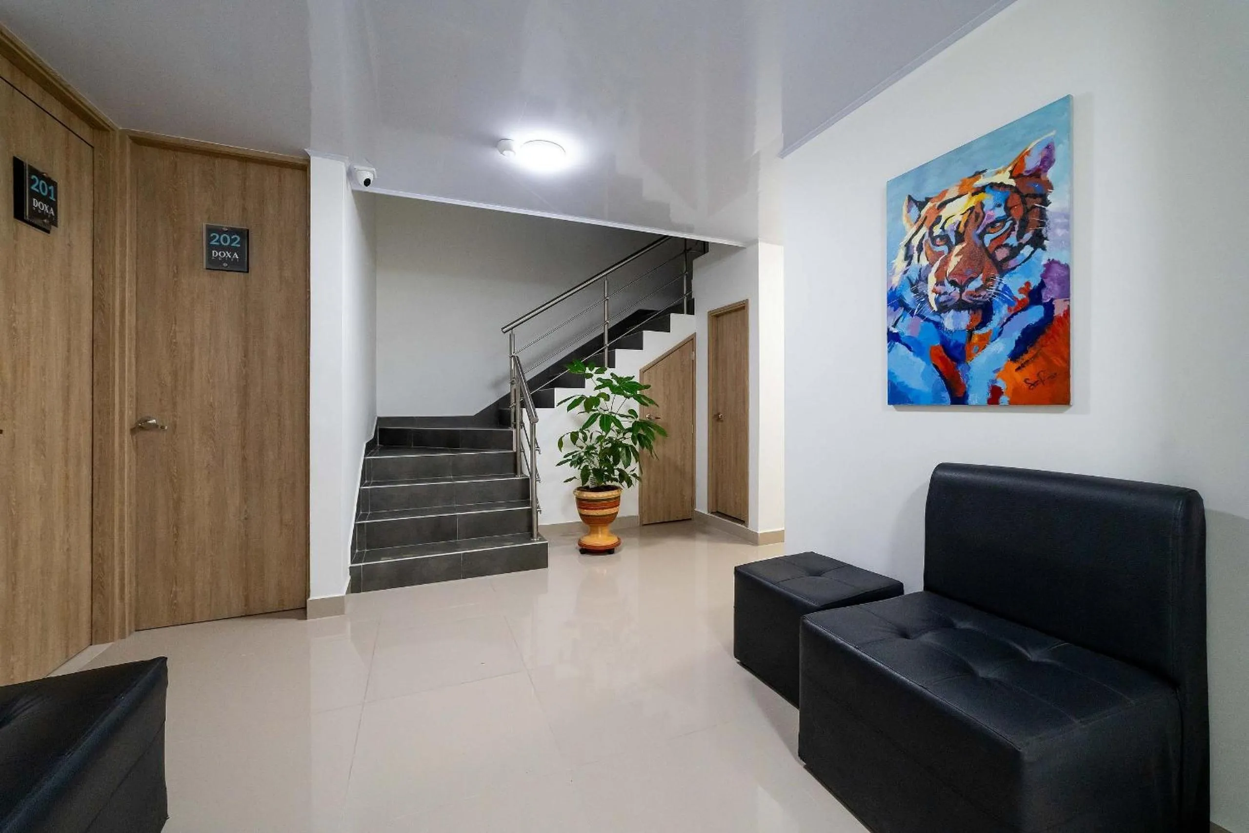 Lobby or reception in Hotel Doxa