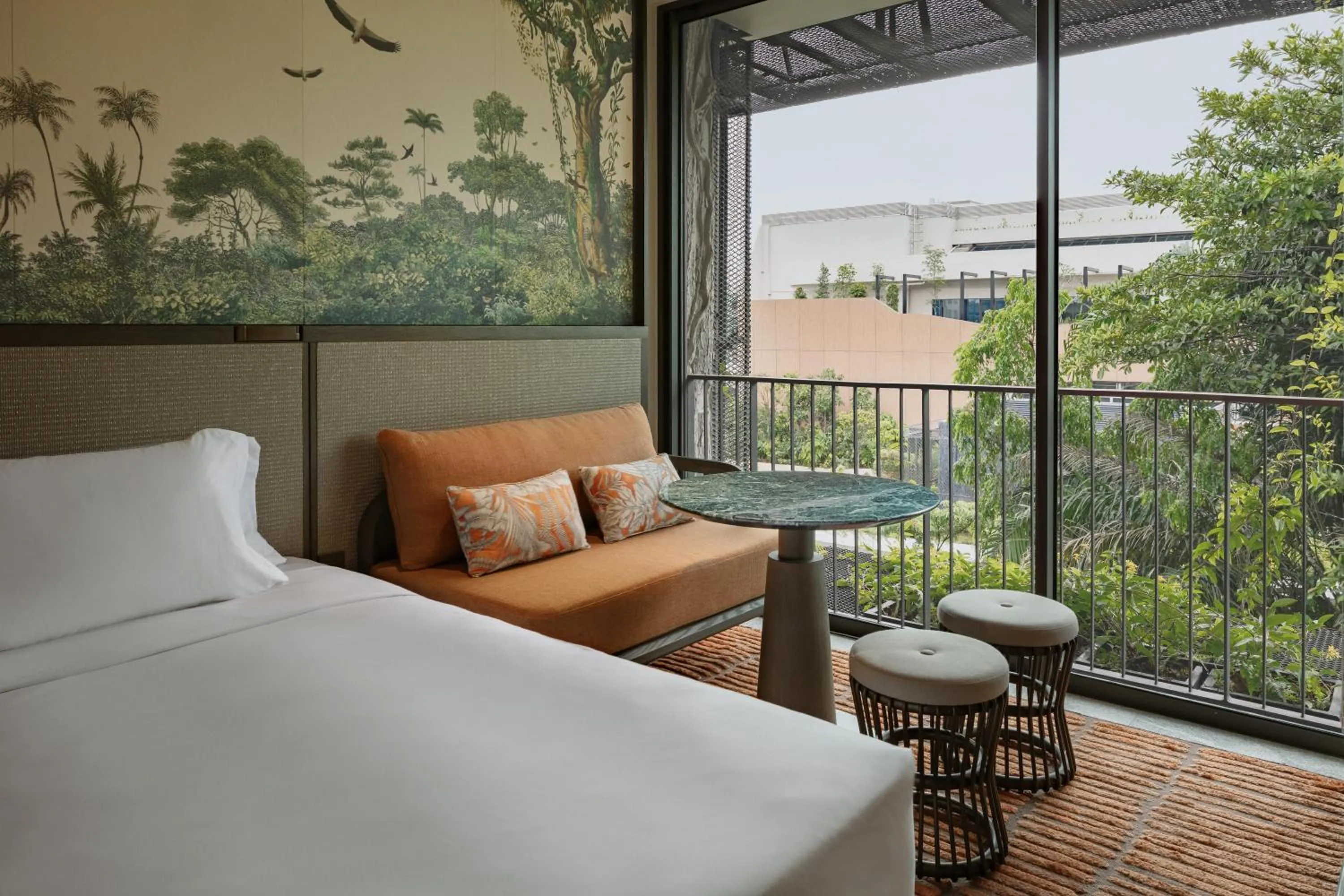 Bed in Mandai Rainforest Resort by Banyan Tree