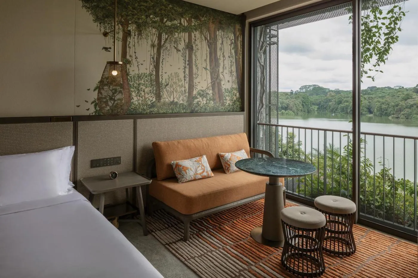 View (from property/room), Bed in Mandai Rainforest Resort by Banyan Tree