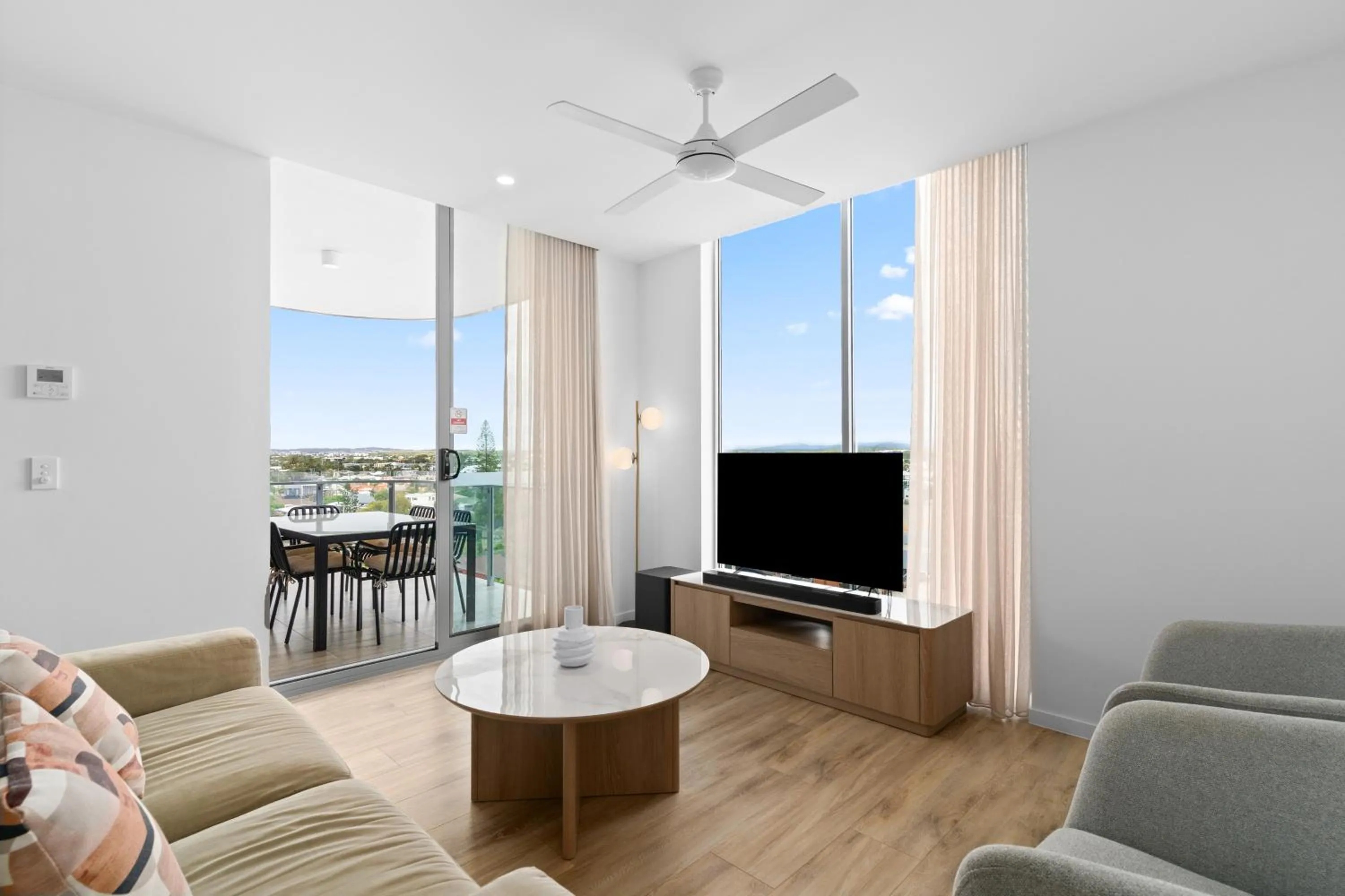 Living room in Lowanna Beach Resort Kawana