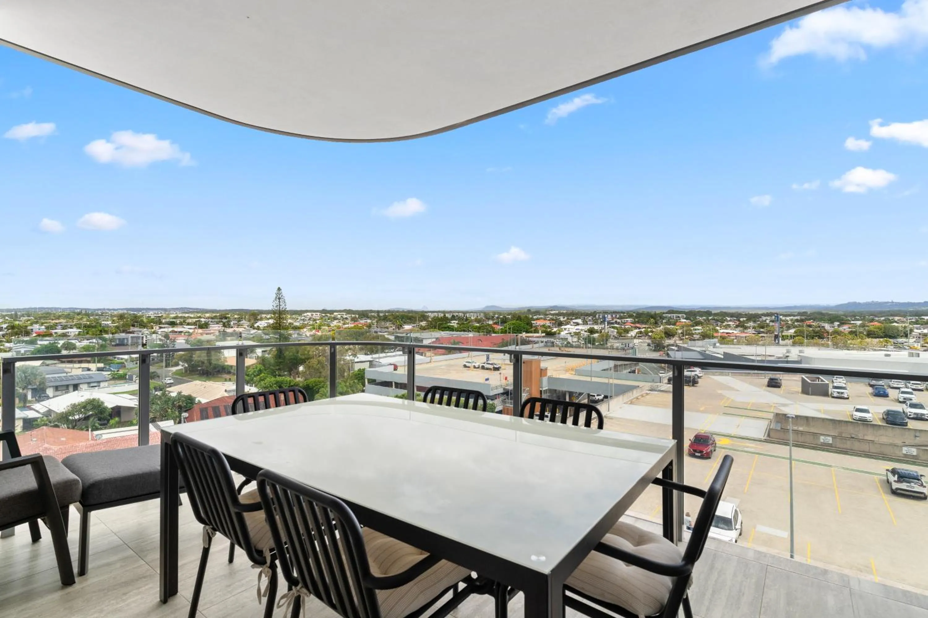Patio in Lowanna Beach Resort Kawana